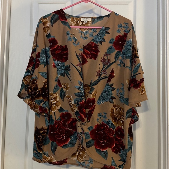 Umgee Tops - Umgee Multicolor Floral Top